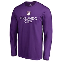 Men's Purple Orlando City SC Shielded Long Sleeve T-Shirt