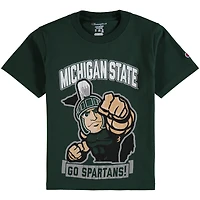 Youth Champion Green Michigan State Spartans Strong Mascot T-Shirt