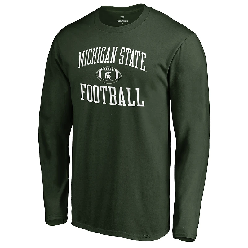 Men's Green Michigan State Spartans First Sprint Long Sleeve T-Shirt