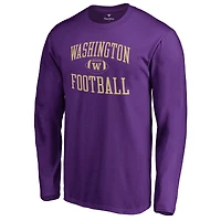 Men's Purple Washington Huskies First Sprint Long Sleeve T-Shirt
