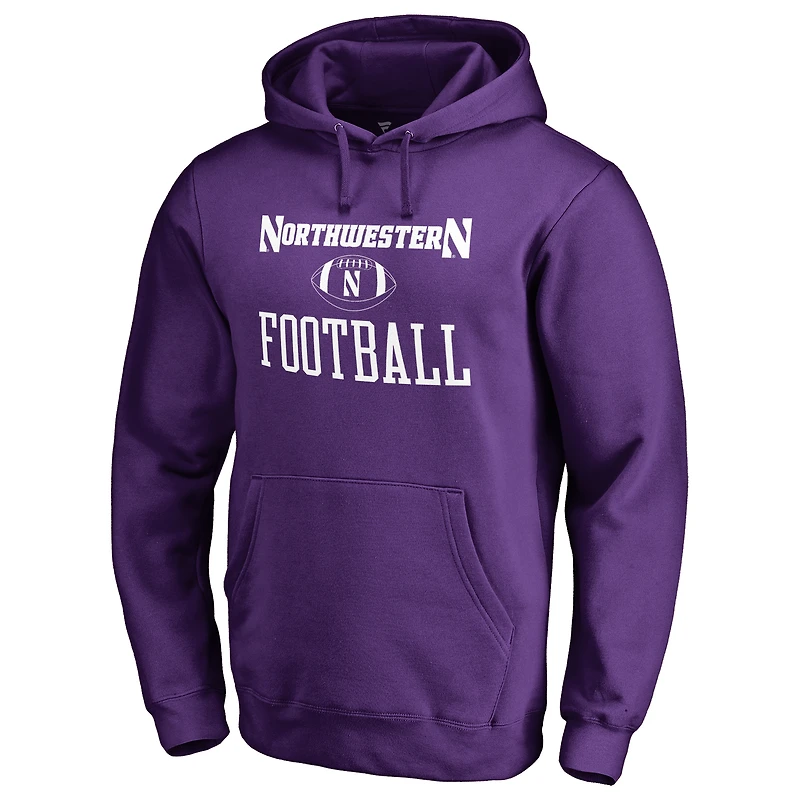 Men's Purple Northwestern Wildcats First Sprint Pullover Hoodie