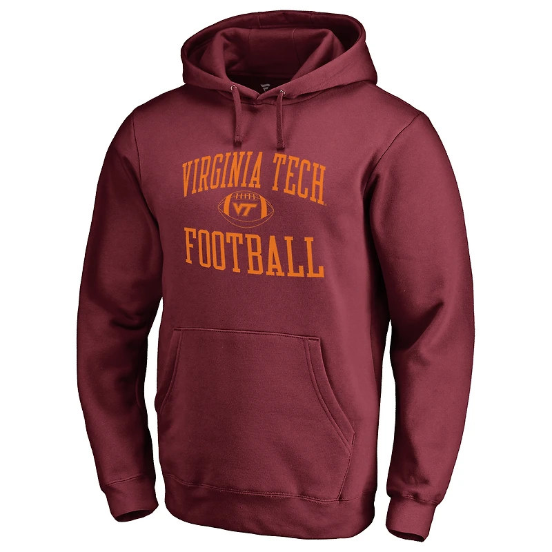 Men's Maroon Virginia Tech Hokies First Sprint Pullover Hoodie
