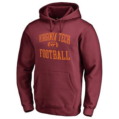 Men's Maroon Virginia Tech Hokies First Sprint Pullover Hoodie