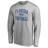 Men's Ash Florida Gators First Sprint Long Sleeve T-Shirt