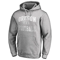 Men's Heather Gray Oregon Ducks First Sprint Pullover Hoodie
