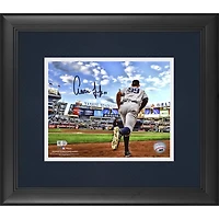 Aaron Judge New York Yankees Framed Autographed 8" x 10" Running Out of Dugout Photograph
