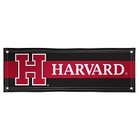 Harvard Crimson 2' x 6' Stripes Wordmark Vinyl Banner