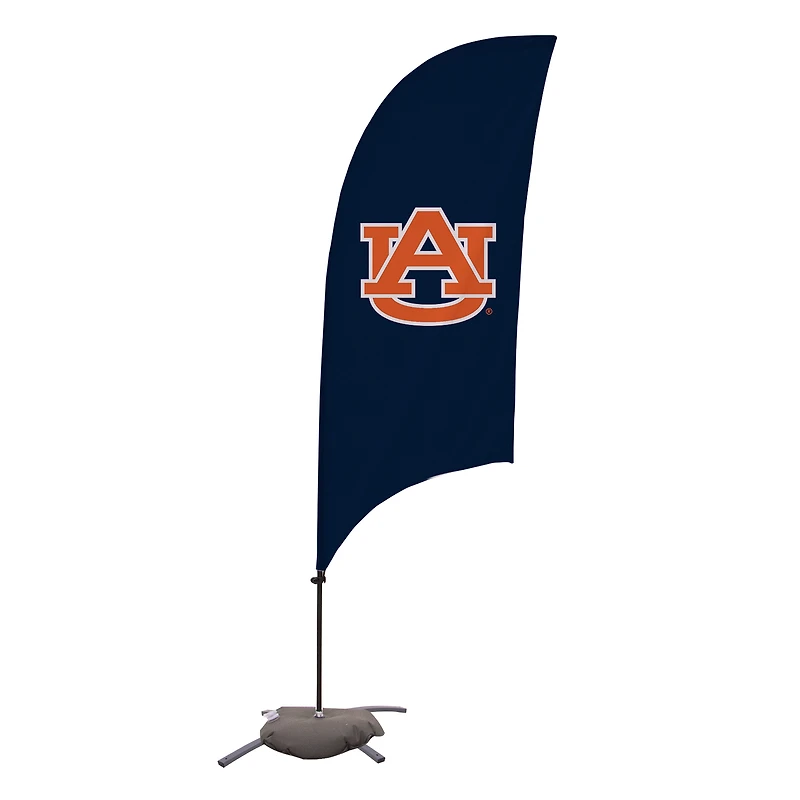 Auburn Tigers 7.5' Logo Razor Feather Flag with Base