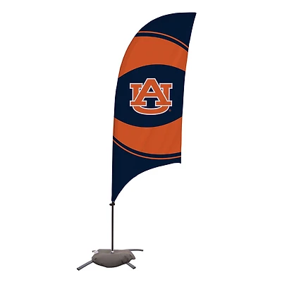 Auburn Tigers 7.5' Swirl Razor Feather Flag with Base