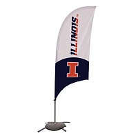 Illinois Fighting Illini 7.5' Razor Feather Flag with Base