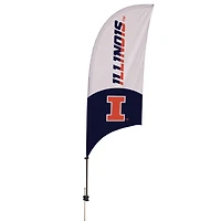 Illinois Fighting Illini 7.5' Logo Razor Feather Stake Flag