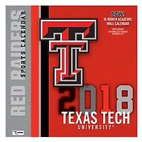 Texas Tech Red Raiders 2018 12" x 12" Team Wall Calendar