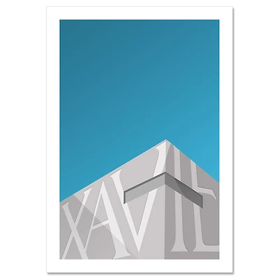 Xavier Musketeers Minimalist Cintas Center 11'' x 17'' Art Poster