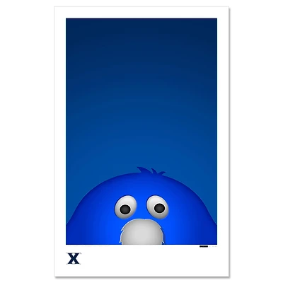 Xavier Musketeers 24" x 32" Mascot Minimalist Art Giclee