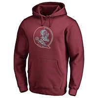 Men's Garnet Florida State Seminoles Static Logo Pullover Hoodie