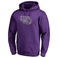 Men's Purple LSU Tigers Static Logo Pullover Hoodie