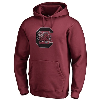 Men's Garnet South Carolina Gamecocks Static Logo Pullover Hoodie