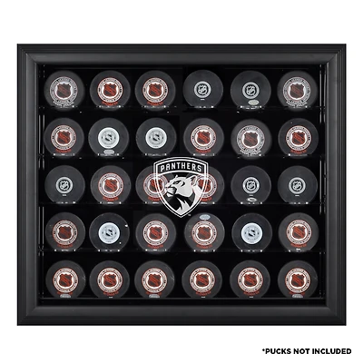 Florida Panthers 30-Puck Black Display Case