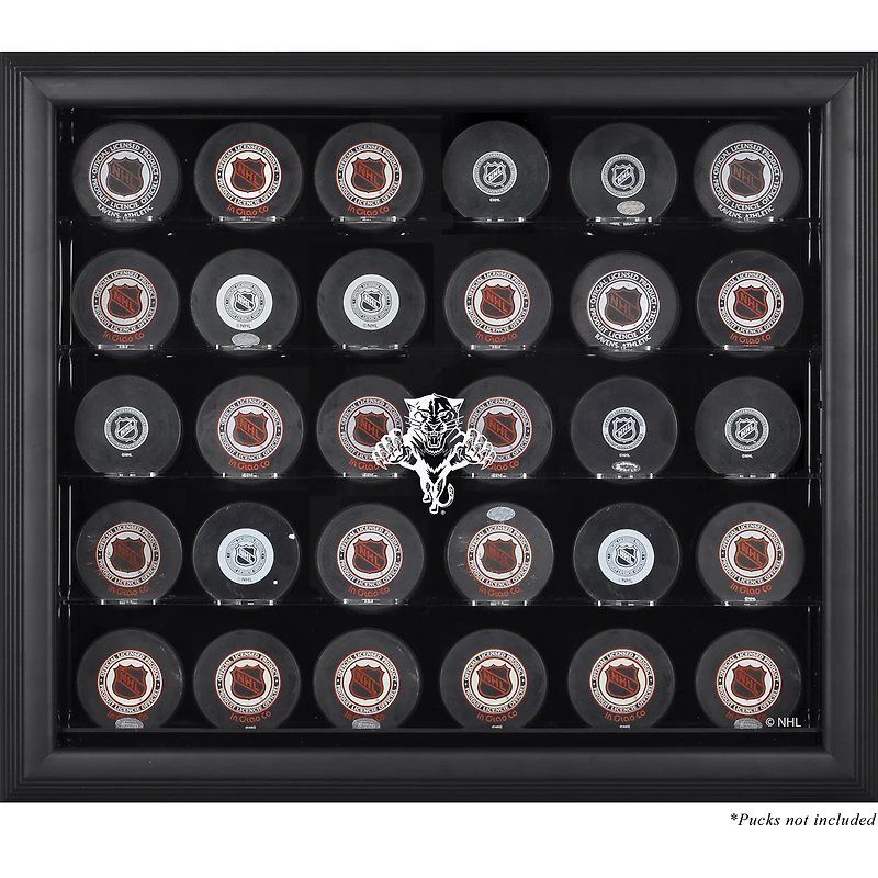 Florida Panthers (1993-2016) 30-Puck Black Display Case