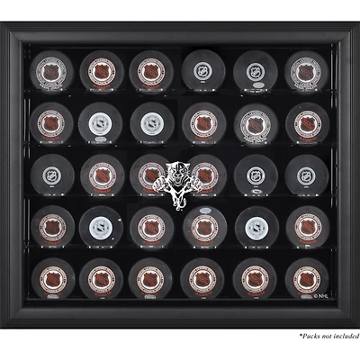 Florida Panthers (1993-2016) 30-Puck Black Display Case