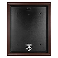 Florida Panthers Brown Framed Logo Jersey Display Case