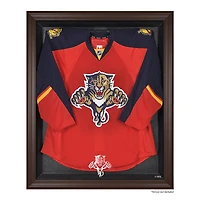Florida Panthers (1993-2016) Brown Framed Logo Jersey Display Case