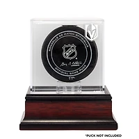 Vegas Golden Knights Mahogany Hockey Puck Logo Display Case