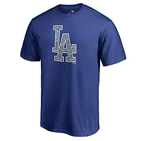 Men's Royal Los Angeles Dodgers Static Logo T-Shirt