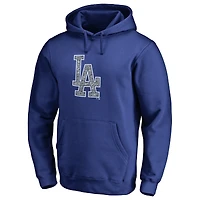 Men's Royal Los Angeles Dodgers Static Logo Pullover Hoodie