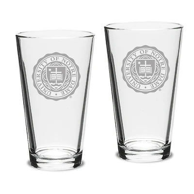 Notre Dame Fighting Irish Set of 2 Seal Pub Mixing Glasses