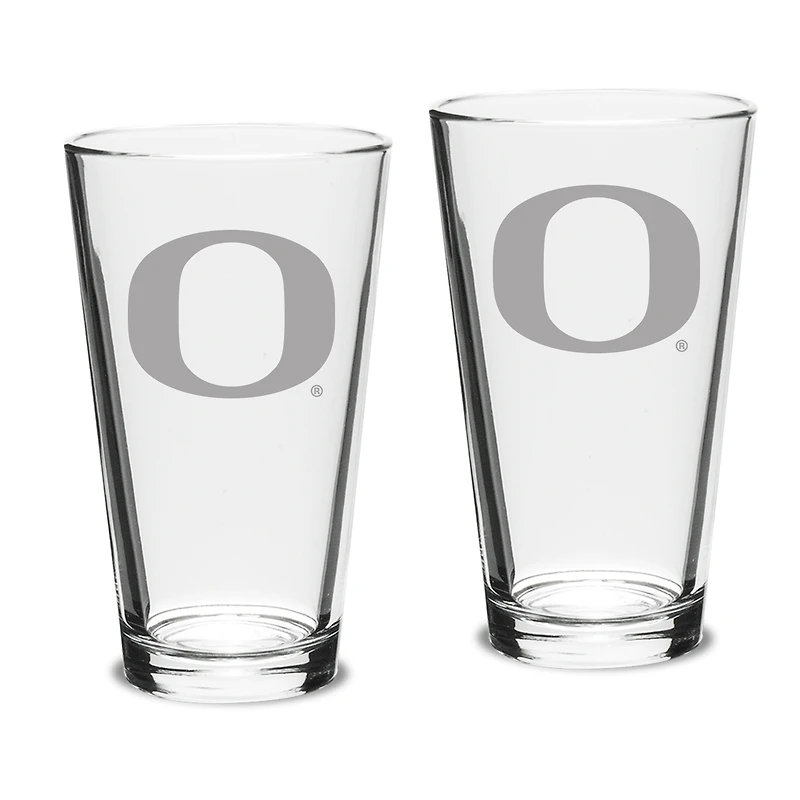 Oregon Ducks Set of 2 Pub Mixing Glasses