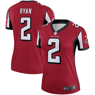 Women's Nike Matt Ryan Red Atlanta Falcons Legend Jersey