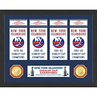 Highland Mint New York Islanders 15" x 12" Stanley Cup Banner Collection Photo Mint