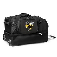MOJO GA Tech Yellow Jackets Black 27'' 2-Wheel Drop Bottom Rolling Duffel Bag
