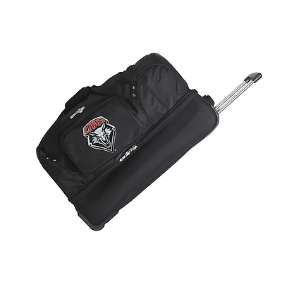 MOJO New Mexico Lobos Black 27'' 2-Wheel Drop Bottom Rolling Duffel Bag