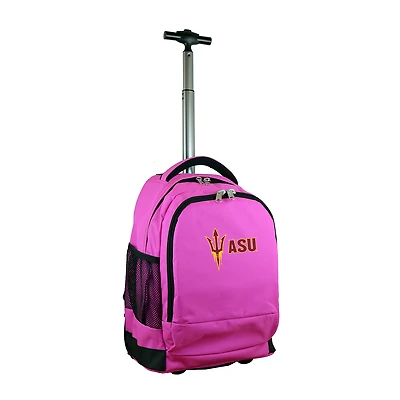 MOJO Pink Arizona State Sun Devils 19'' Premium Wheeled Backpack
