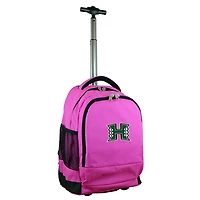 MOJO Pink Hawaii Warriors 19'' Premium Wheeled Backpack
