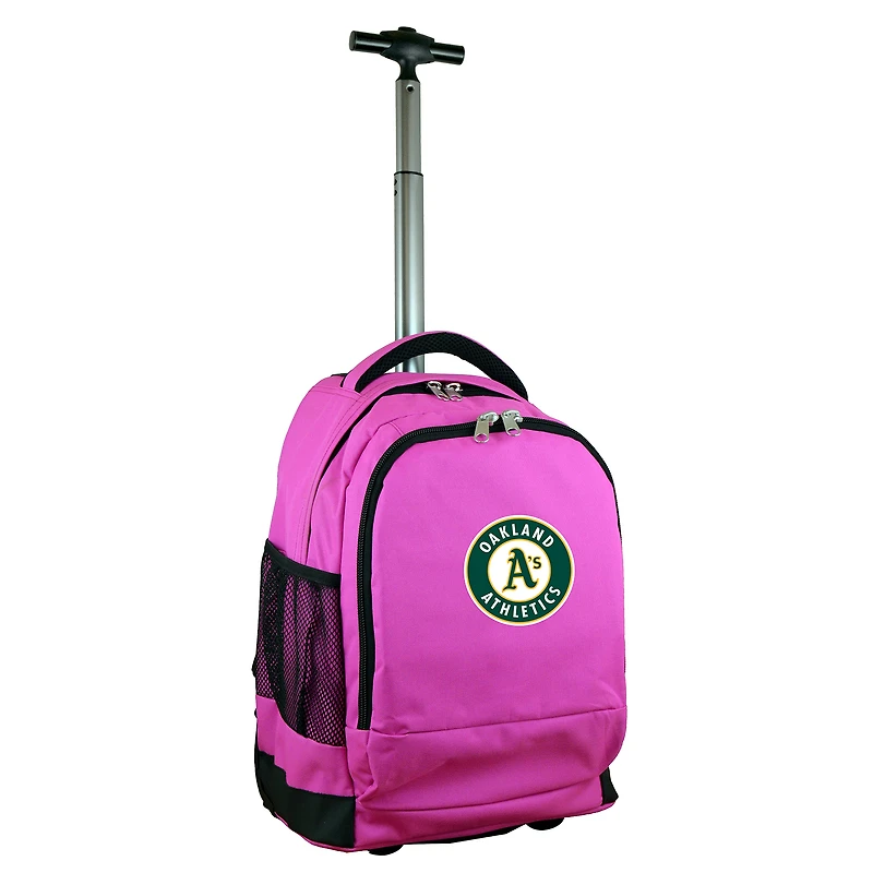 MOJO Pink Athletics 19'' Premium Wheeled Backpack