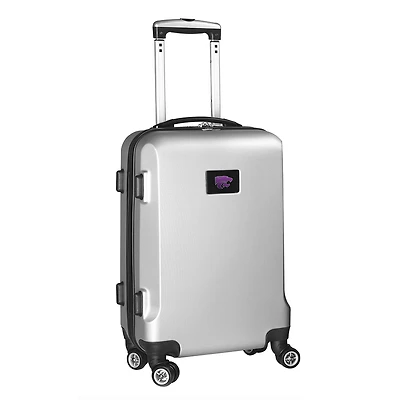 MOJO Silver Kansas State Wildcats 21" 8-Wheel Hardcase Spinner Carry-On Luggage