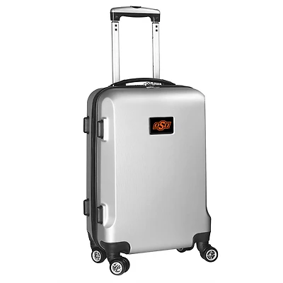 MOJO Silver Oklahoma State Cowboys 21" 8-Wheel Hardcase Spinner Carry-On Luggage