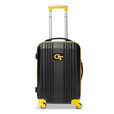 MOJO Yellow GA Tech Yellow Jackets 21" Hardcase Two-Tone Spinner Carry-On