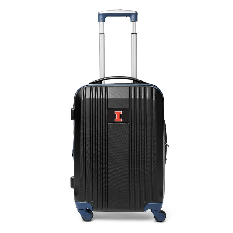 MOJO Navy Illinois Fighting Illini 21" Hardcase Two-Tone Spinner Carry-On