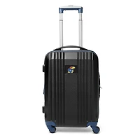 MOJO Navy Kansas Jayhawks 21" Hardcase Two-Tone Spinner Carry-On