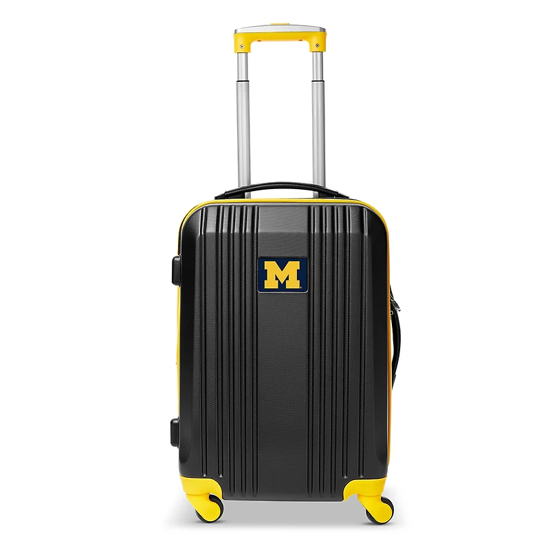 MOJO Maize Michigan Wolverines 21" Hardcase Two-Tone Spinner Carry-On