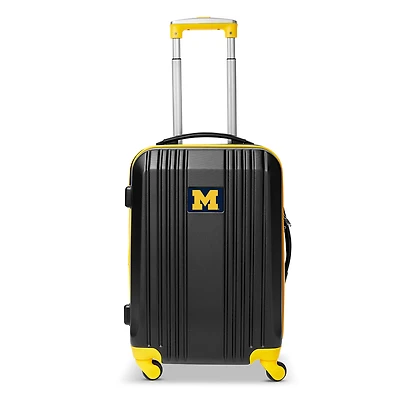 MOJO Maize Michigan Wolverines 21" Hardcase Two-Tone Spinner Carry-On