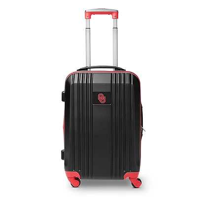 MOJO Red Oklahoma Sooners 21" Hardcase Two-Tone Spinner Carry-On