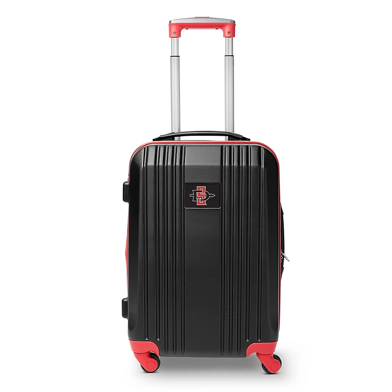 MOJO Red San Diego State Aztecs 21" Hardcase Two-Tone Spinner Carry-On