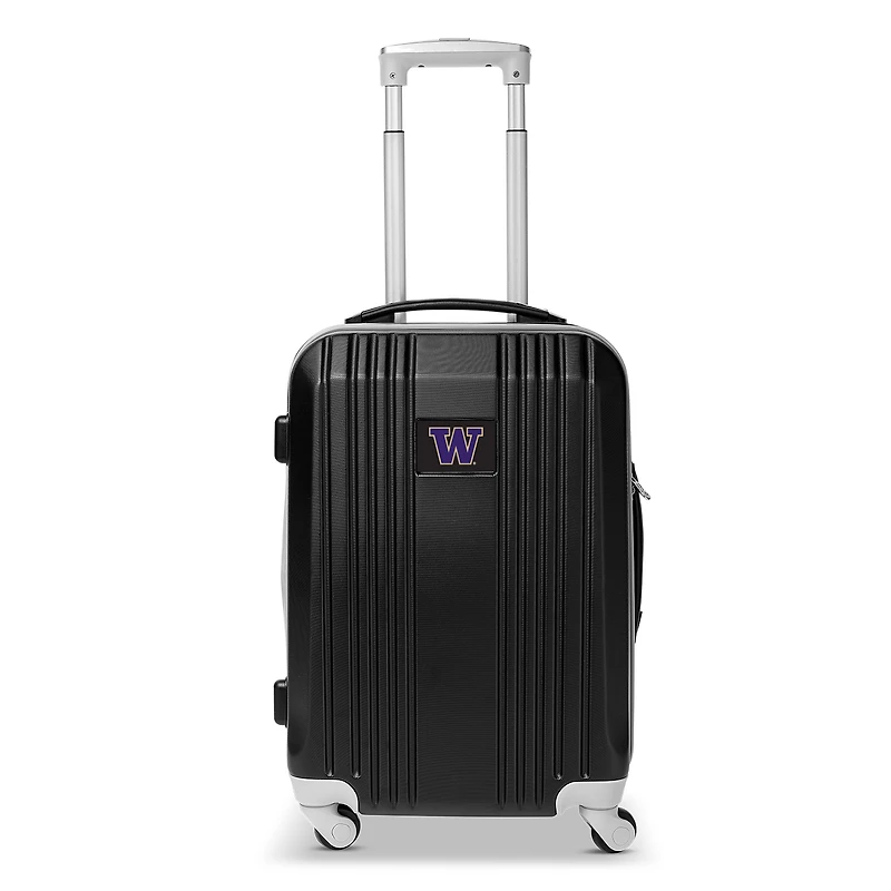 MOJO Black Washington Huskies 21" Hardcase Two-Tone Spinner Carry-On