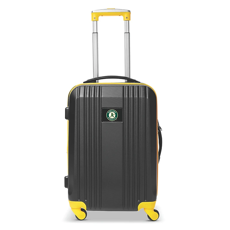 MOJO Yellow Athletics 21" Hardcase Two-Tone Spinner Carry-On