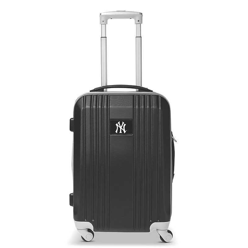 MOJO Gray New York Yankees 21" Hardcase Two-Tone Spinner Carry-On